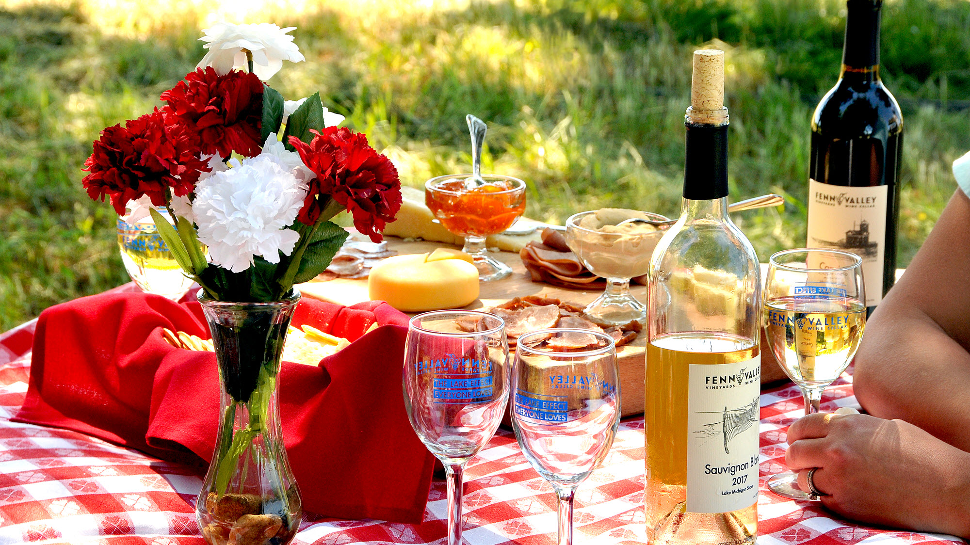 Vineyard Picnic Fenn Valley Vineyards